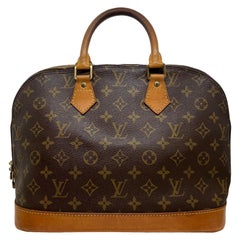 Vintage Louis Vuitton Alma PM Monogram Top Handle Handbag, France 1994.