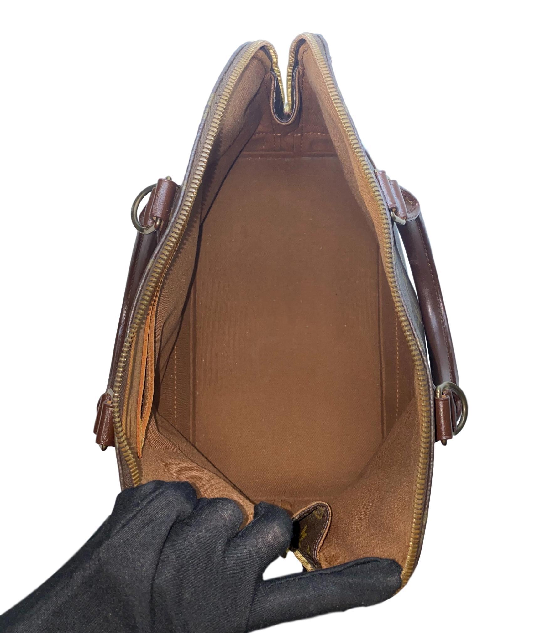 Louis Vuitton Alma PM Handtasche mit Monogramm und oberem Griff:: Frankreich 1995. 4