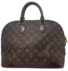 Louis Vuitton Alma PM Monogram Top Handle Handbag:: France 1995.