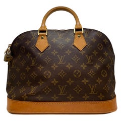 Louis Vuitton Alma PM Handtasche mit Monogramm und oberem Griff:: Frankreich 1995.