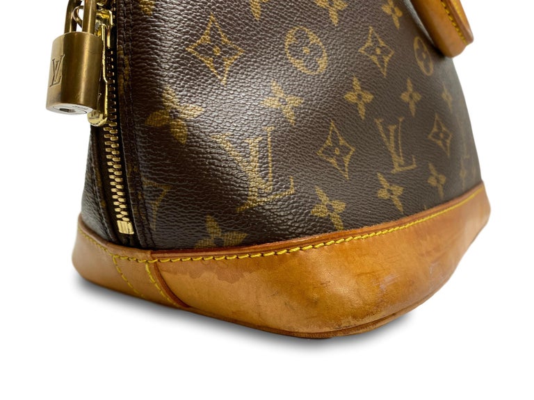Vintage Louis Vuitton Alma MM handbag, top handle, 1998 - Ruby Lane