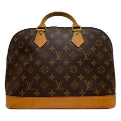 Louis Vuitton Alma PM Handtasche mit Monogramm und Griff oben:: Frankreich 2001.