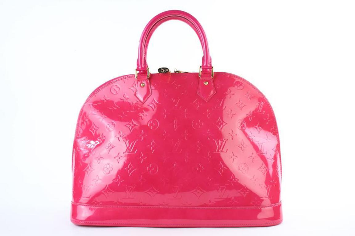 pink patent leather louis vuitton bag