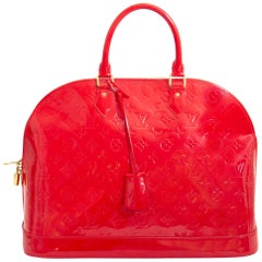 Louis Vuitton Alma Vernis MM in Grenadine