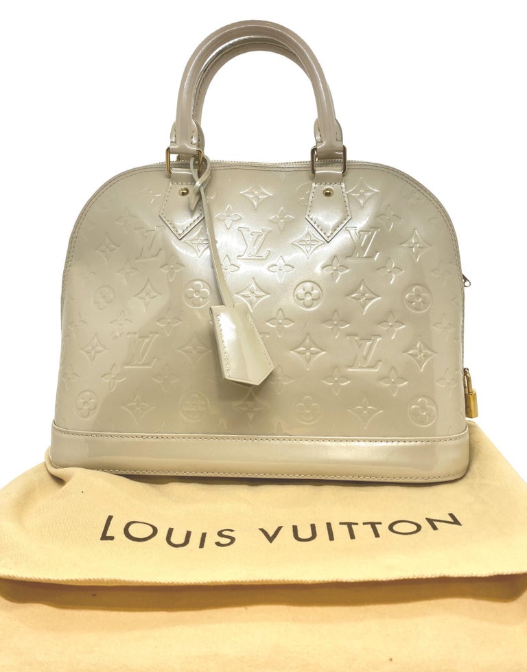 Louis Vuitton Alma Vernis PM Monogram Top Handle Handbag, France 2011. at  1stDibs