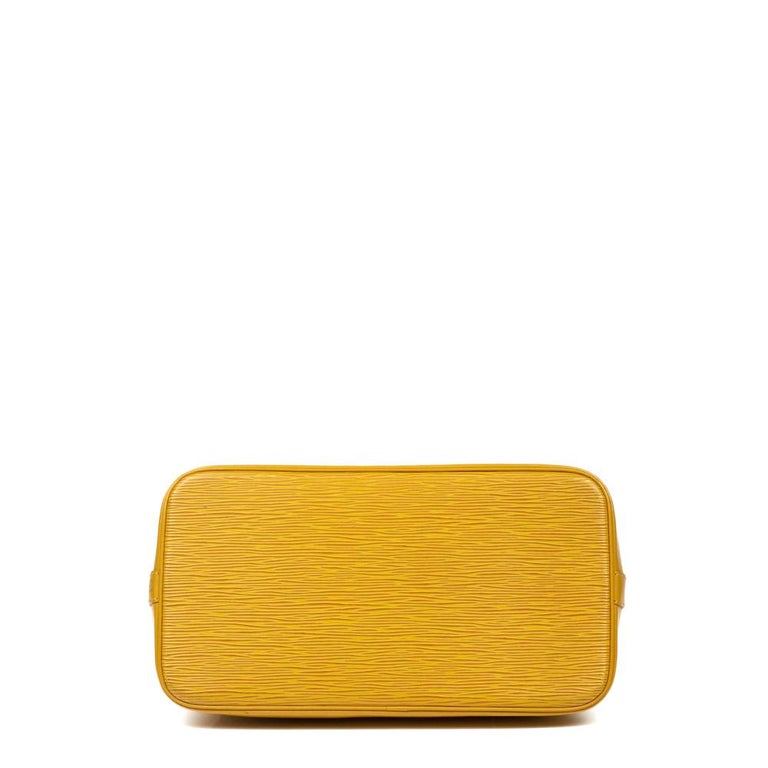 LOUIS VUITTON, Alma Vintage in yellow epi leather For Sale at 1stDibs