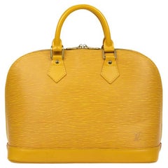 LOUIS VUITTON, Alma Vintage in yellow epi leather