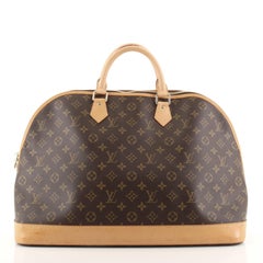 Louis Vuitton Alma Voyage Handbag Monogram Canvas MM