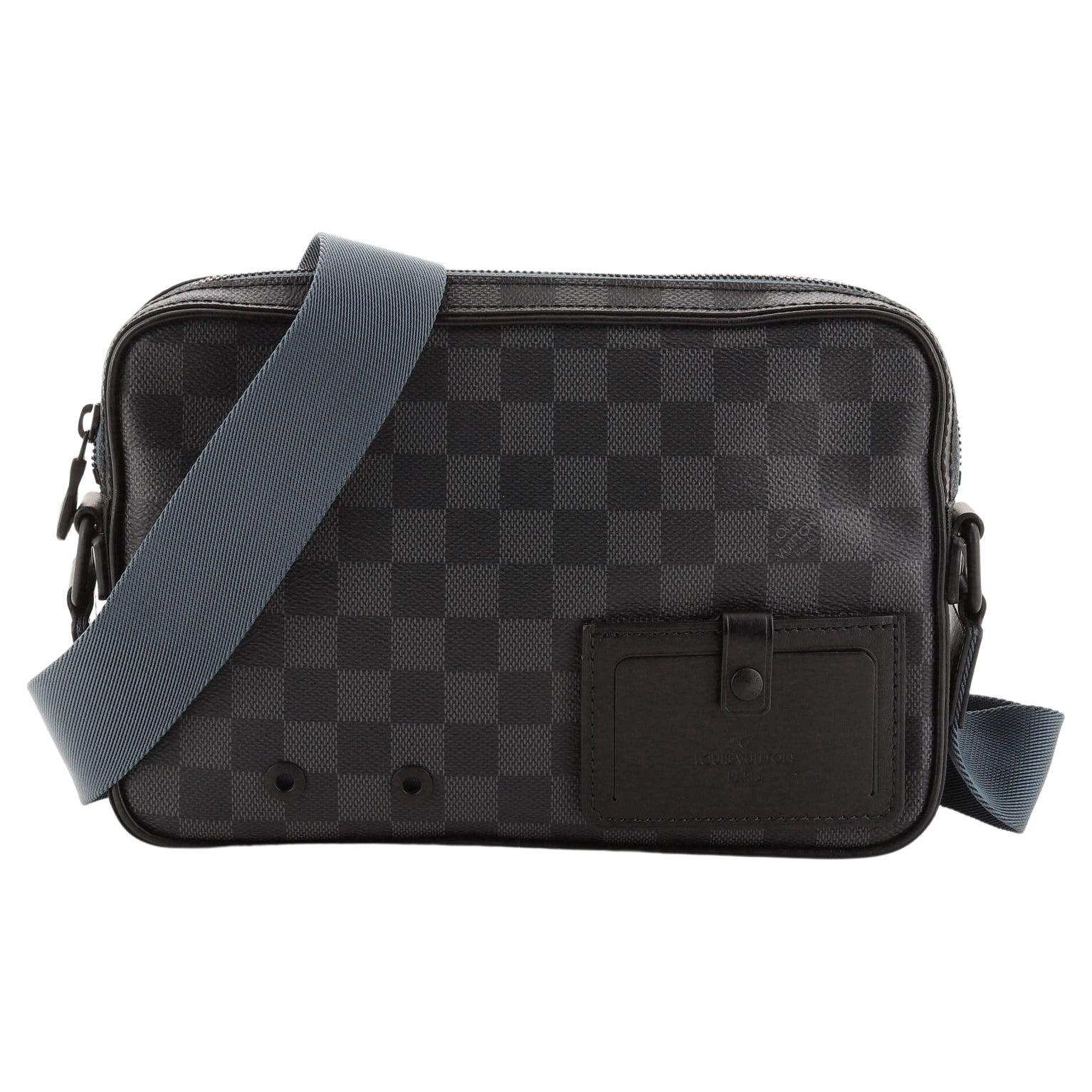 Gray Louis Vuitton Monogram Satellite Alpha Messenger Crossbody Bag