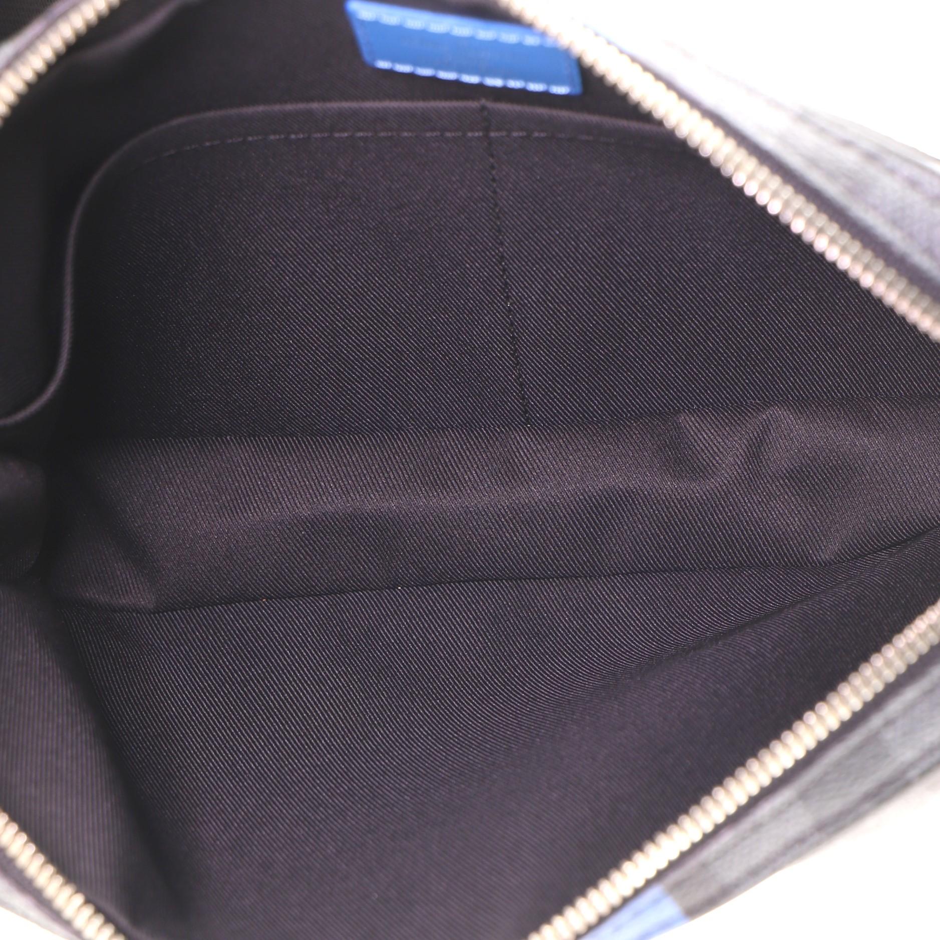 Black Louis Vuitton Alpha Messenger Bag Limited Edition Damier Graphite Giant