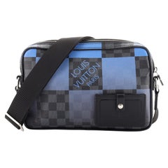 Louis Vuitton Alpha Messenger Bag Limited Edition Damier Graphite Giant