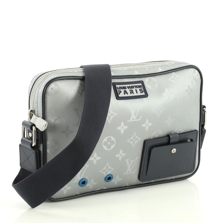 Gray Louis Vuitton Monogram Satellite Alpha Messenger Crossbody Bag –  Designer Revival