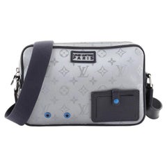 Louis Vuitton Alpha Messenger Bag Limited Edition Monogram Satellite Canvas