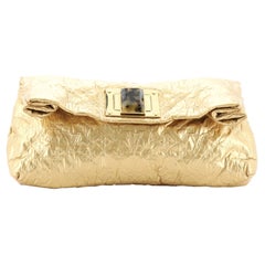 Louis Vuitton Altair Clutch Quilted Metallic Monogram Jacquard