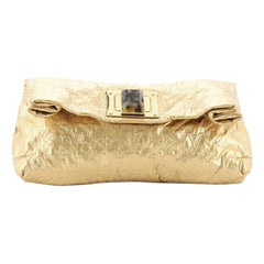 Louis Vuitton Altair Clutch Quilted Metallic Monogram Jacquard