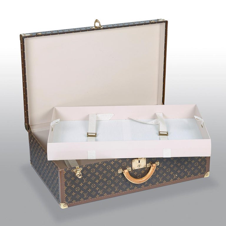 Louis Vuitton Monogram Canvas Alzer Anglais 80 Hardsided Suitcase at  1stDibs