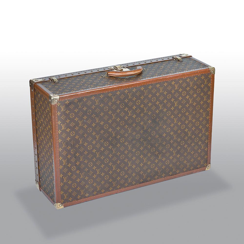 Louis Vuitton Alzer 80 Monogram Trunk In Good Condition In Uckfield, Sussex