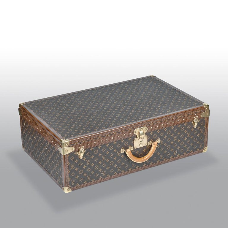 Louis Vuitton Alzer 80 Monogram Trunk For Sale at 1stDibs