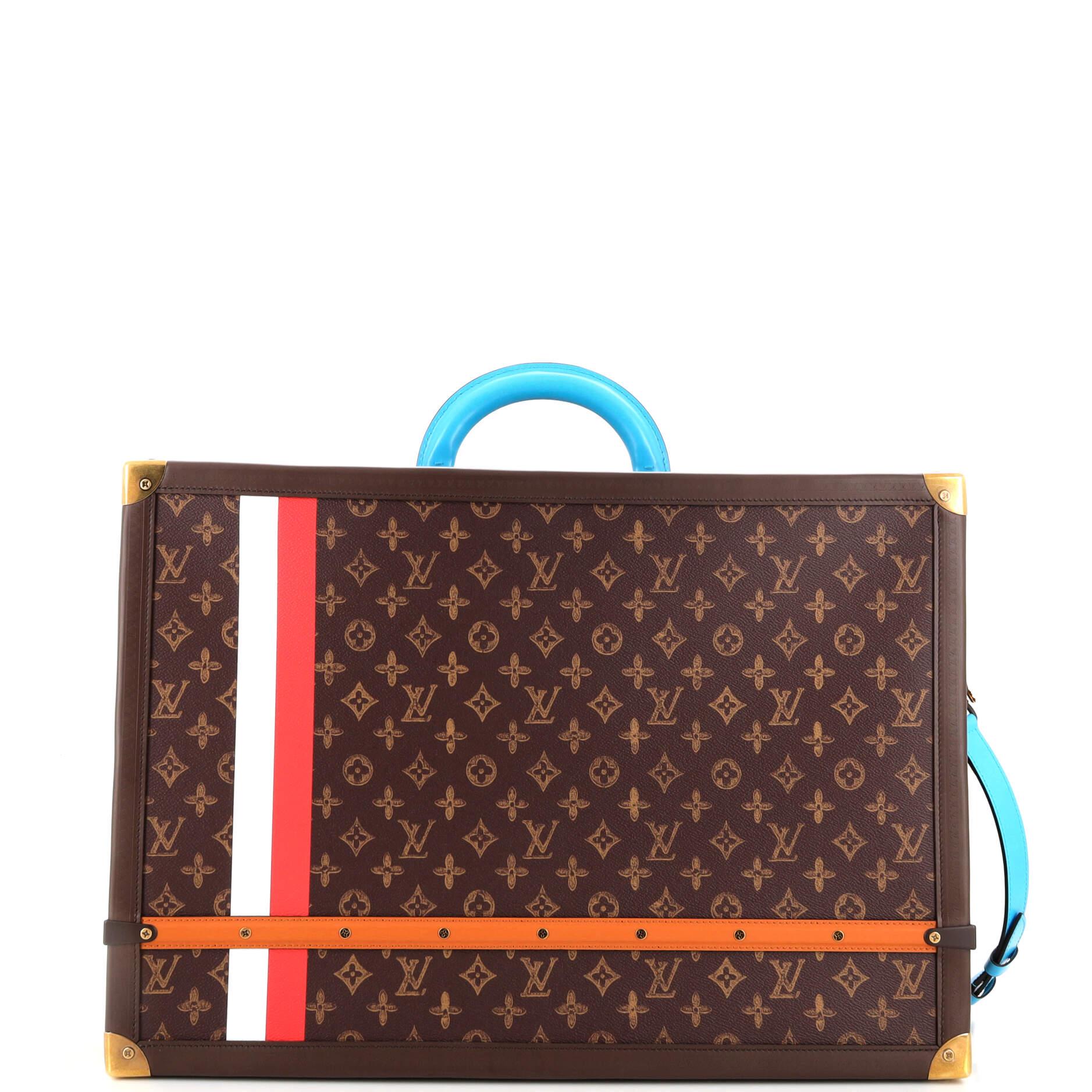 Louis Vuitton Alzer Soft Trunk Suitcase No.7 Trunk L'Oeil Vintage Monogra In Good Condition In NY, NY