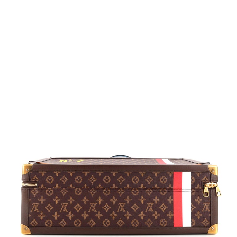 Louis Vuitton Alzer Soft Trunk Suitcase No.7 Trunk L'Oeil Vintage Monogra  For Sale at 1stDibs