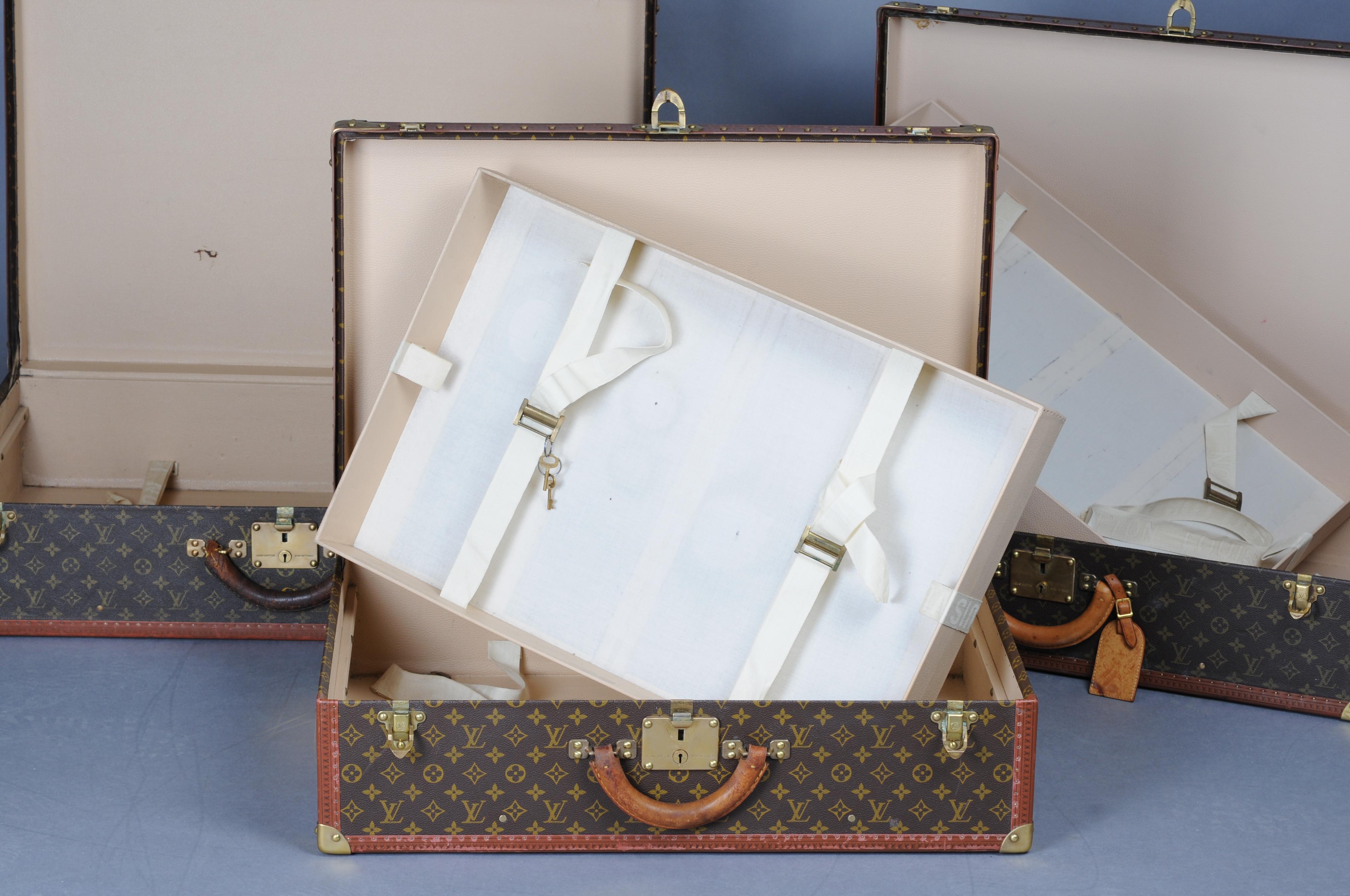 Louis Vuitton Alzer Suitcase 80s, 75s, 70s, Eifel Tower  For Sale 7