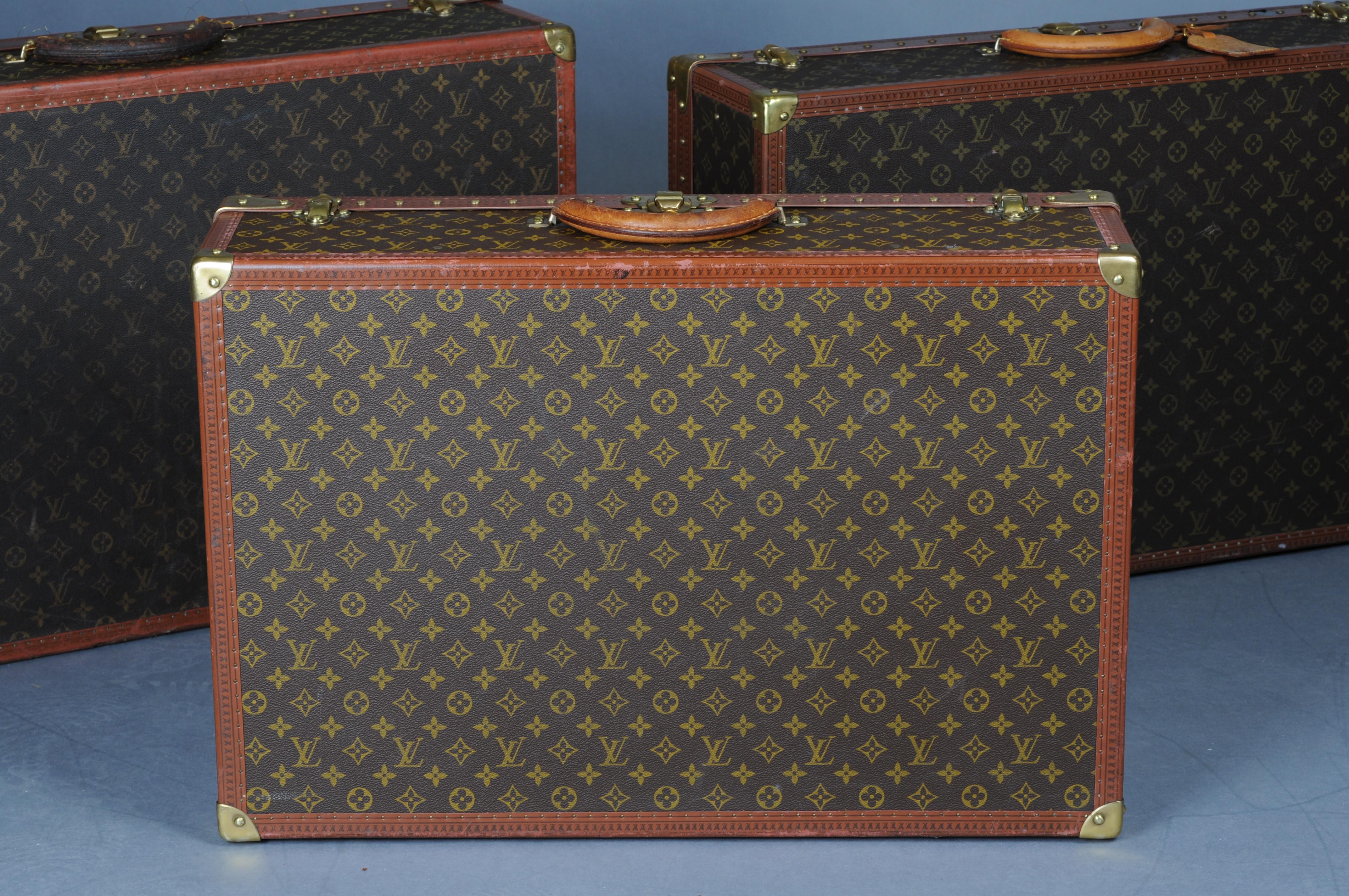Louis Vuitton Alzer Suitcase 80s, 75s, 70s, Eifel Tower  For Sale 14