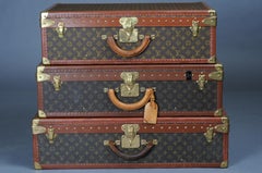 Louis Vuitton Alzer Suitcase 80s, 75s, 70s, Eifel Tower