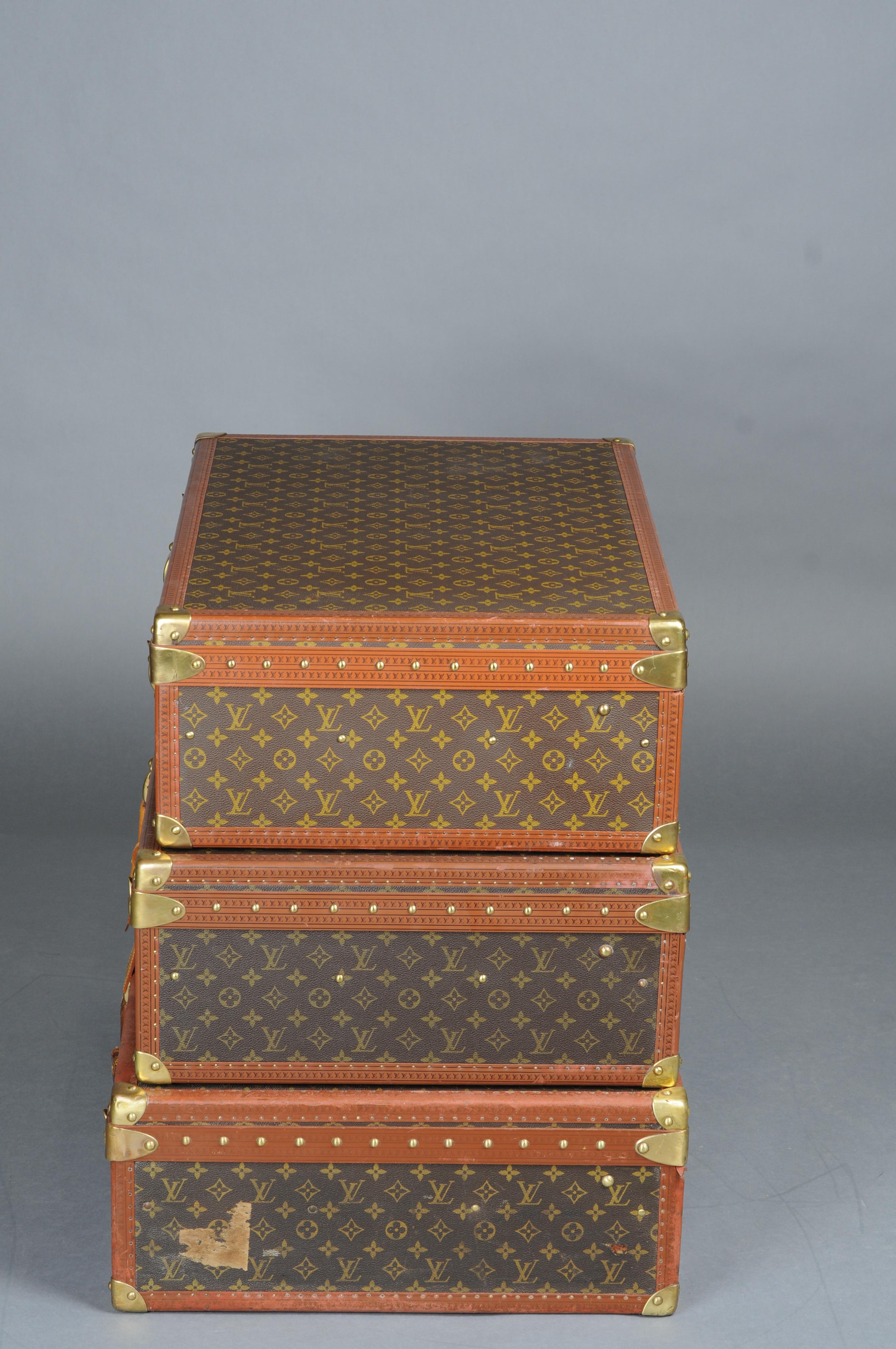 Louis Vuitton Alzer Suitcase 80s, 75s, 70s, Eifel Tower  For Sale 3
