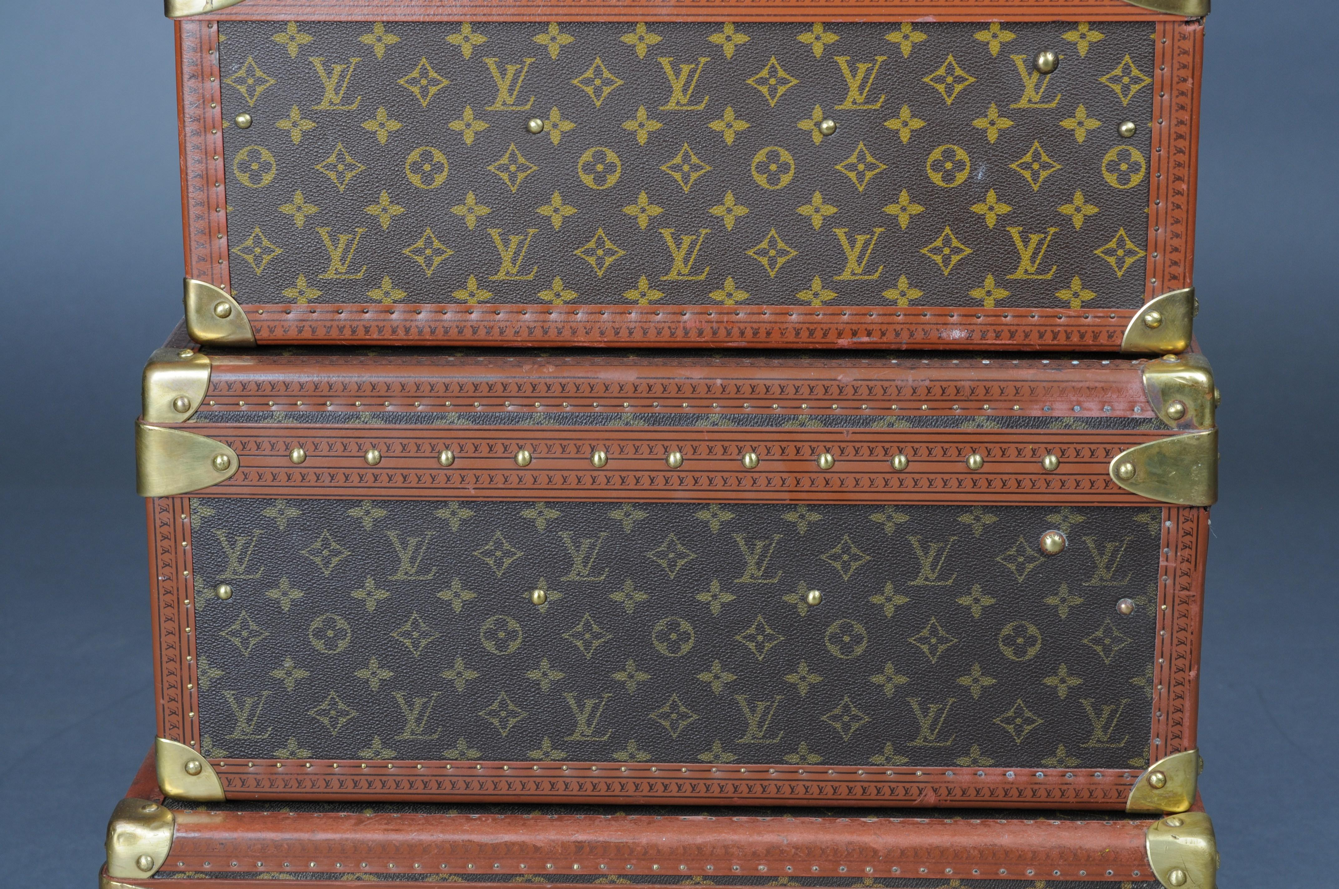 Louis Vuitton Alzer Suitcase 80s, 75s, 70s, Eifel Tower  For Sale 4