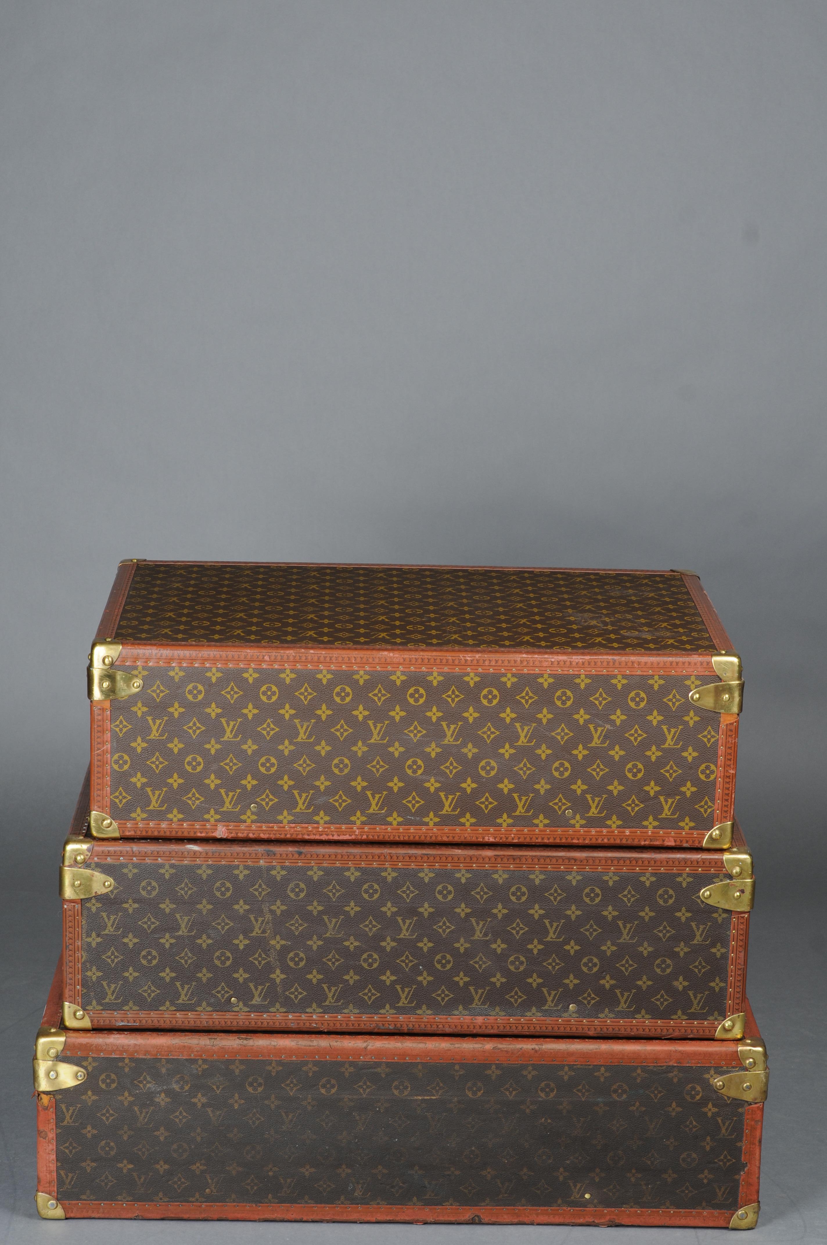 Louis Vuitton Alzer Suitcase 80s, 75s, 70s, Eifel Tower  For Sale 5