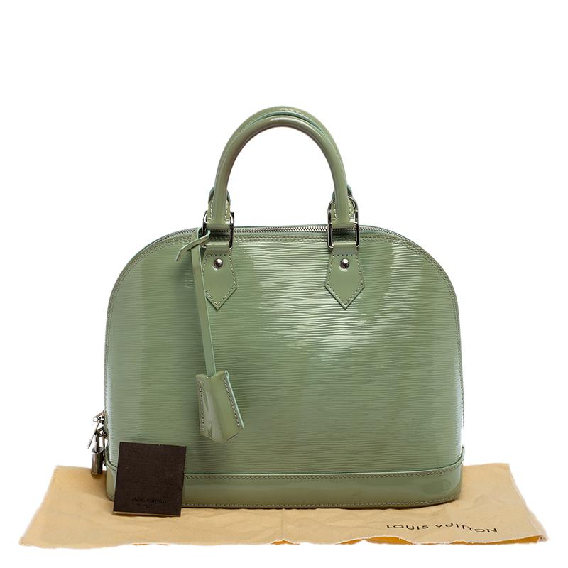 Louis Vuitton Amande Electric Epi Leather Alma PM Bag 4