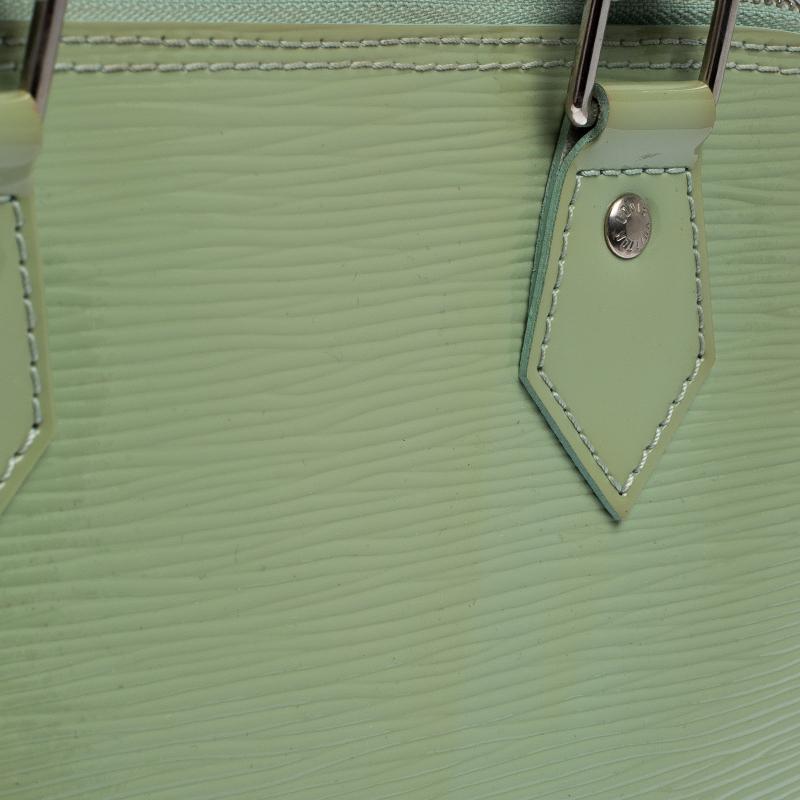 Gray Louis Vuitton Amande Electric Epi Leather Alma PM Bag