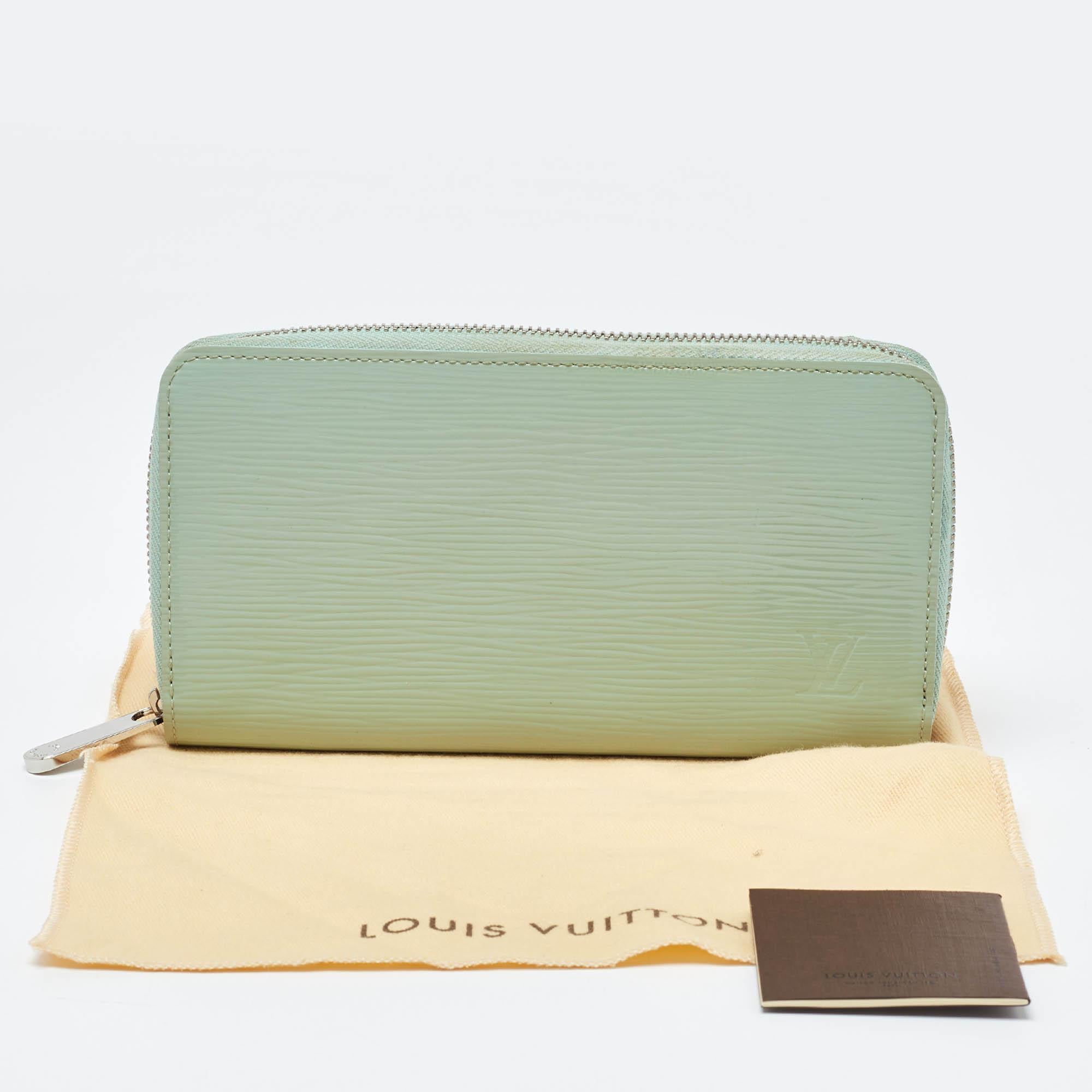 Louis Vuitton Amande Electric Epi Leather Zippy Wallet 2