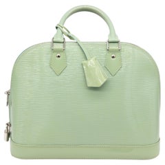 Louis Vuitton Amande EPI Vernis Leather Alma PM Top Handle Bag, 2014.