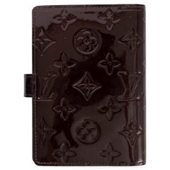 LOUIS VUITTON Amarant purple Monogram Vernis leather SMALL RING Agenda Cover