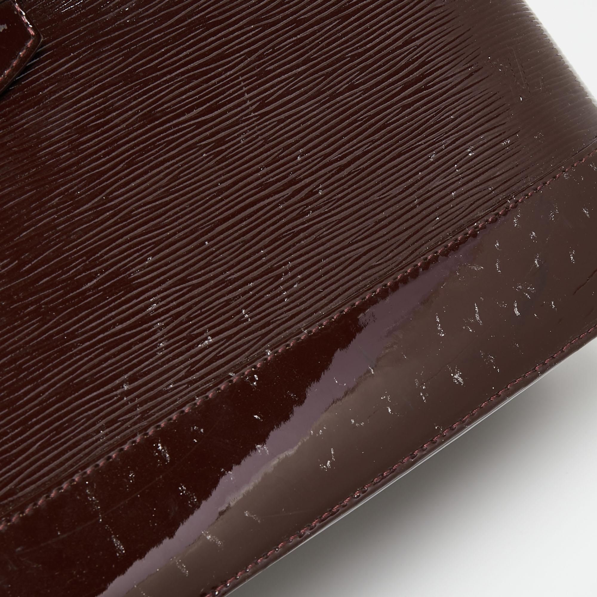 Louis Vuitton Amarante Electric Epi Leather Mirabeau GM Bag 1