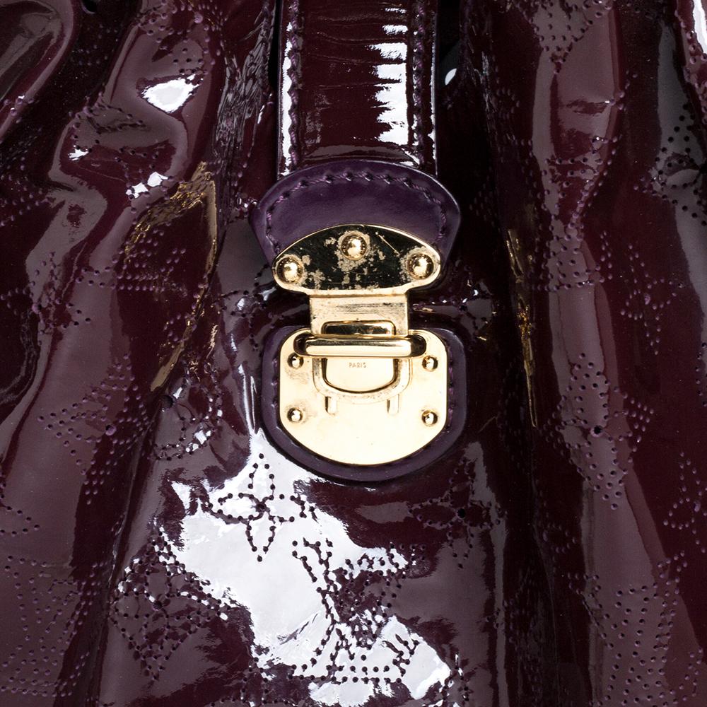 Louis Vuitton Amarante Mahina Patent Leather Limited Edition Surya XL Bag 4