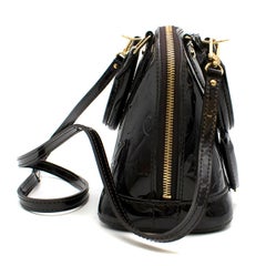 Louis Vuitton Amarante Mongram Vernis Leather Alma BB Bag