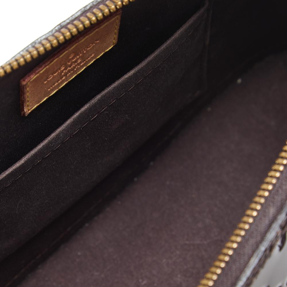 Black Louis Vuitton Amarante Monogram Vernis Alma BB Bag