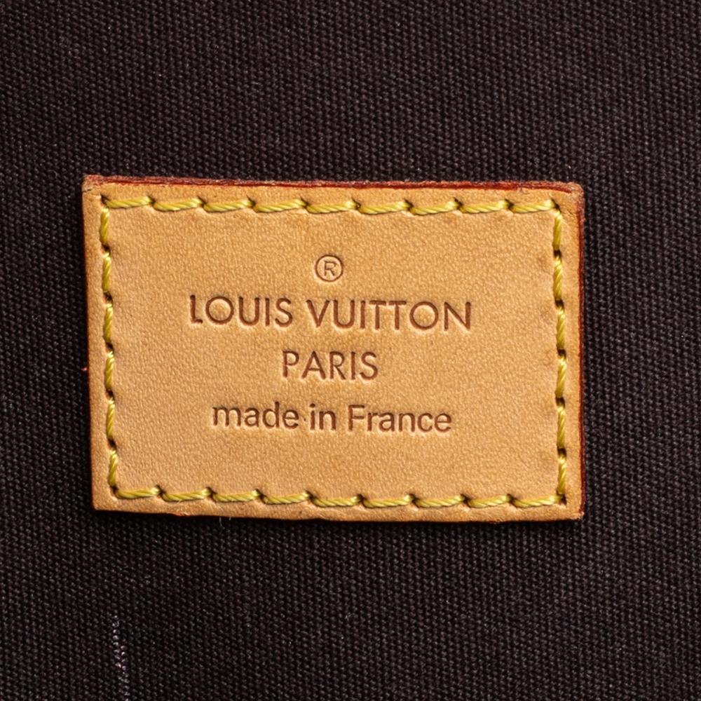 Louis Vuitton Amarante Monogram Vernis Alma GM Bag 5