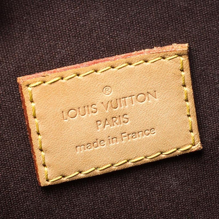 Louis Vuitton Amarante Monogram Vernis Alma GM Bag For Sale at 1stdibs