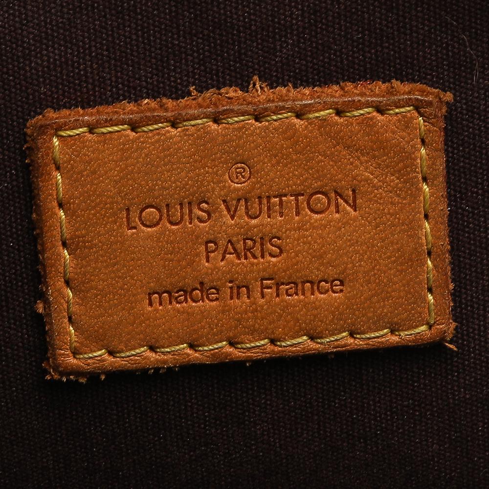 Louis Vuitton Amarante Monogram Vernis Alma GM Bag 6