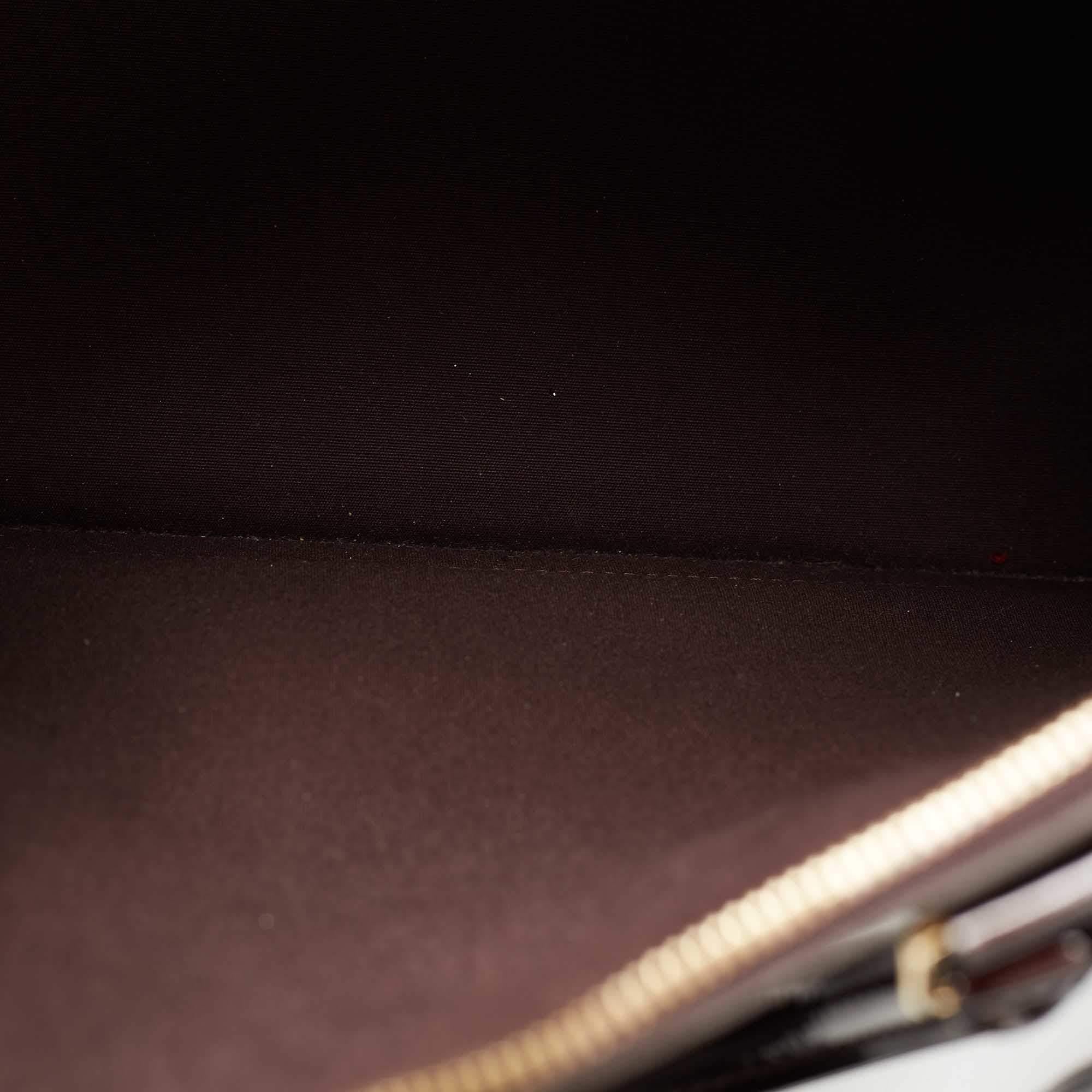 Louis Vuitton Amarante Monogram Vernis Alma GM Bag 6
