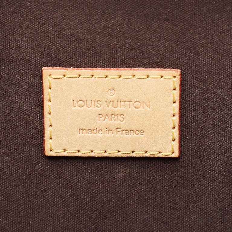 Louis Vuitton Amarante Monogram Vernis Alma GM Bag For Sale 8
