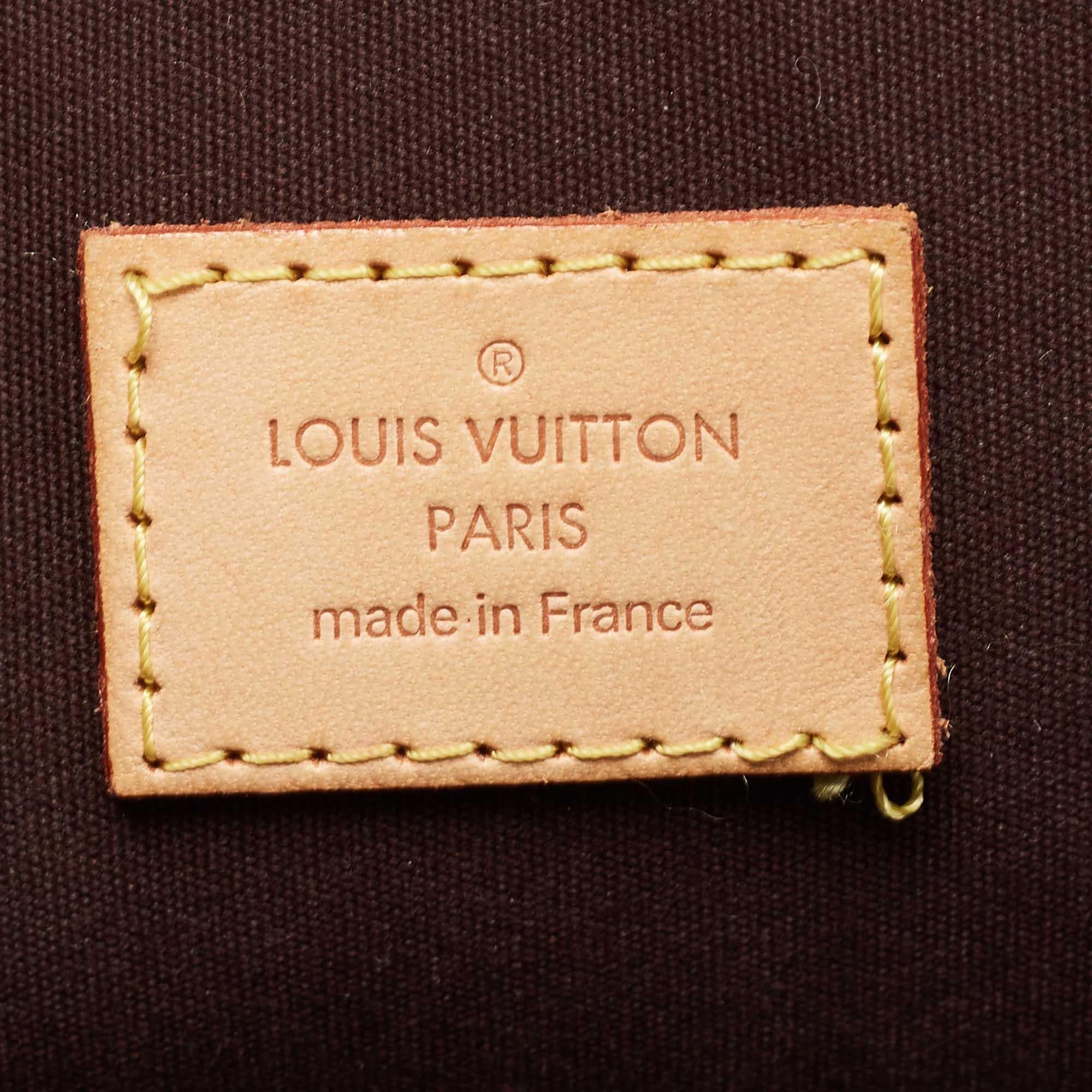 Louis Vuitton Amarante Monogram Vernis Alma GM Bag 10
