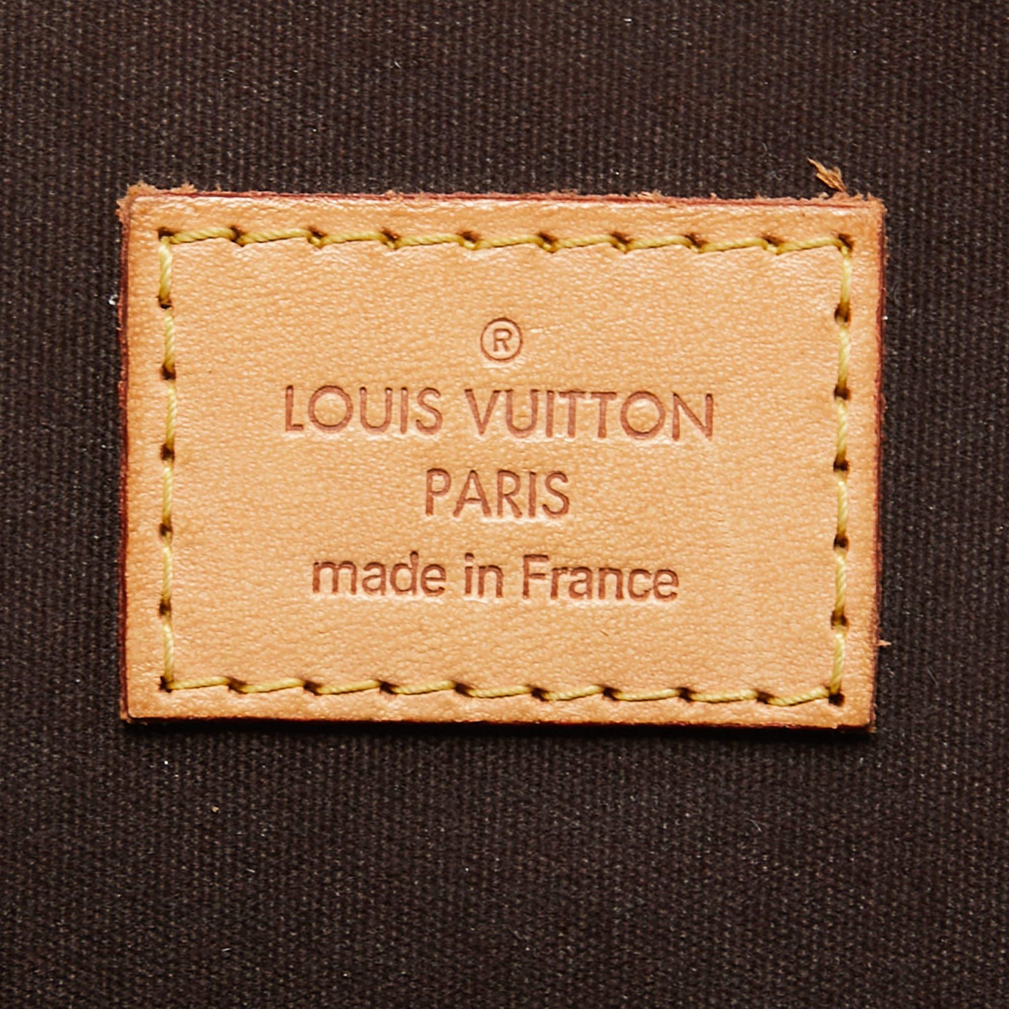 Louis Vuitton Amarante Monogram Vernis Alma GM Bag 10