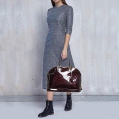 Louis Vuitton Amarante Monogrammierte Vernis Alma GM-Tasche