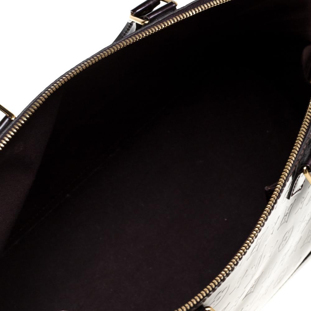 Louis Vuitton Amarante Monogrammierte Vernis Alma GM-Tasche 2