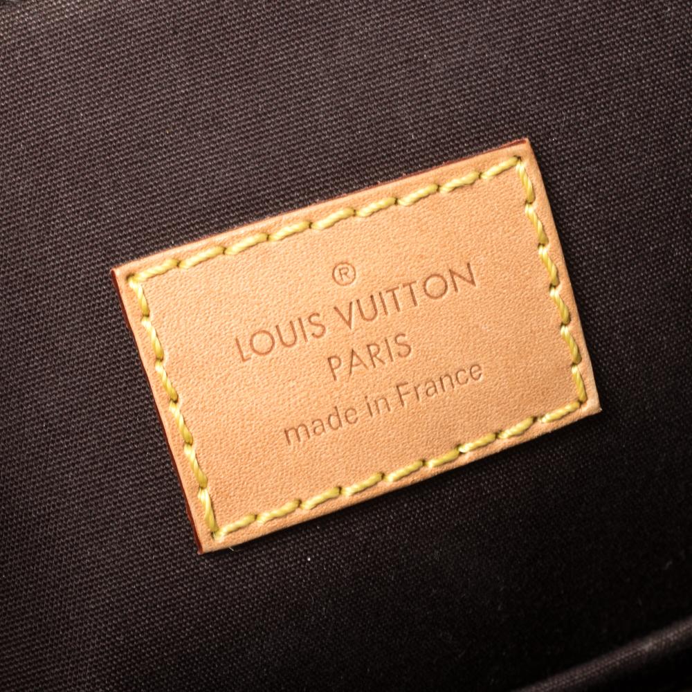 Louis Vuitton Amarante Monogram Vernis Alma GM Bag 3