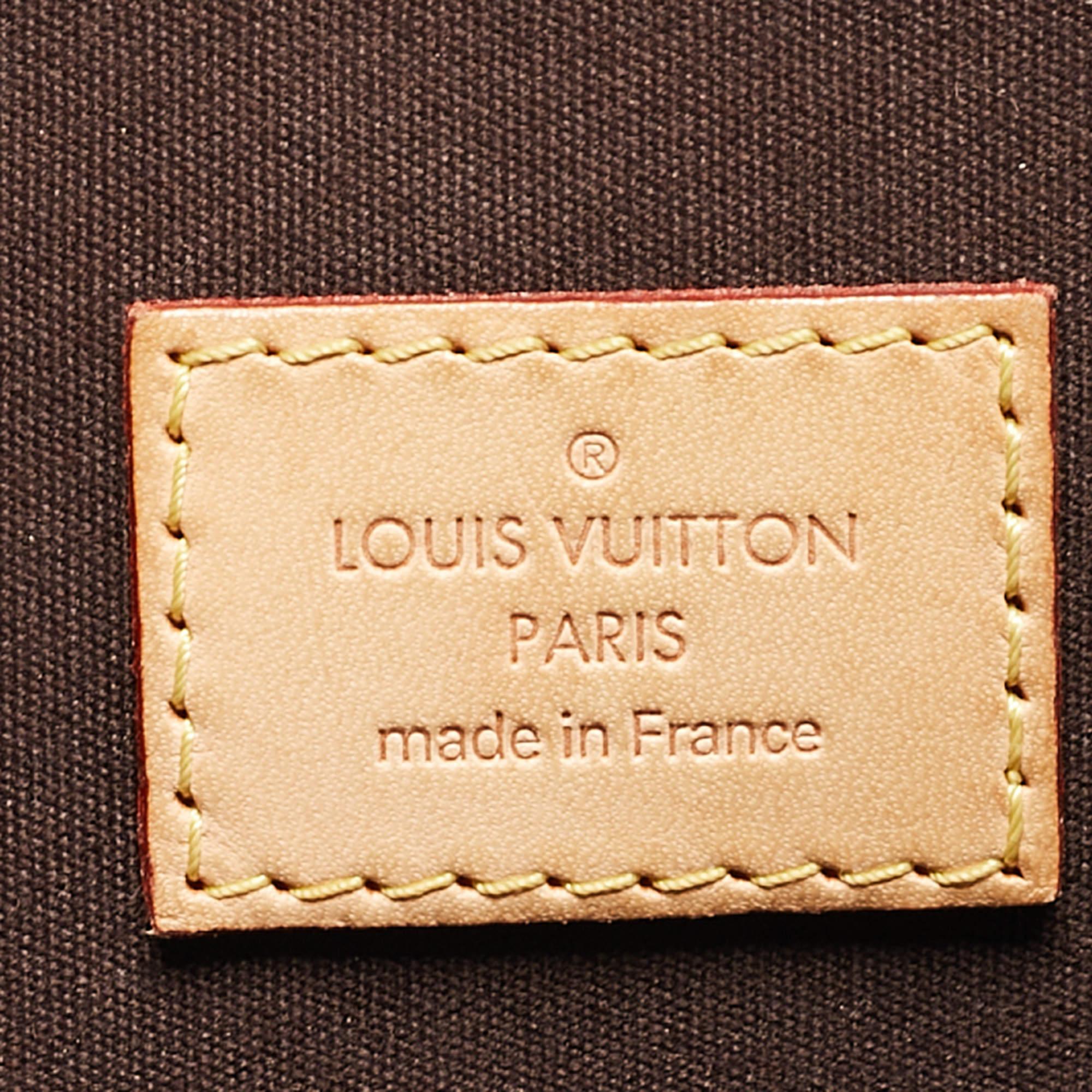 Louis Vuitton Amarante Monogram Vernis Alma GM Bag For Sale 5